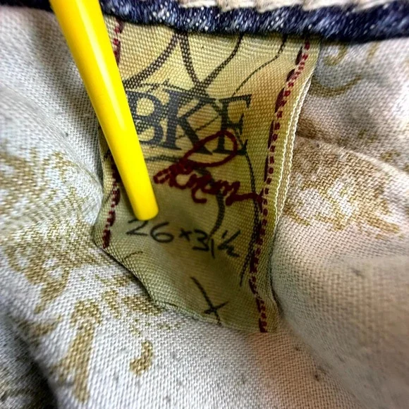 Buckle BKE Sabrina Bootcut Jeans Women 26 Blue Denim Stretch Y2K Contrast Stitch - Picture 8 of 11